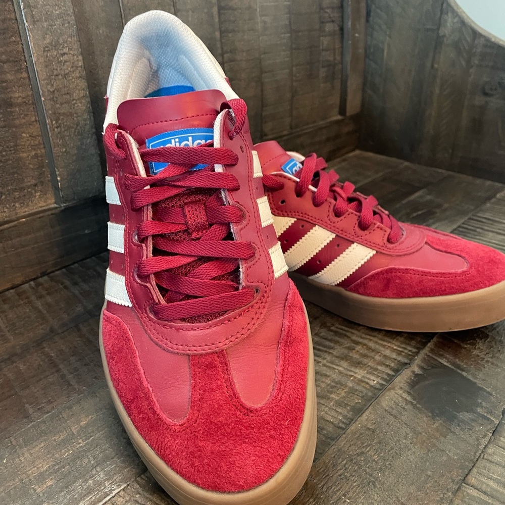 Adidas Busenitz Burgundy Leather